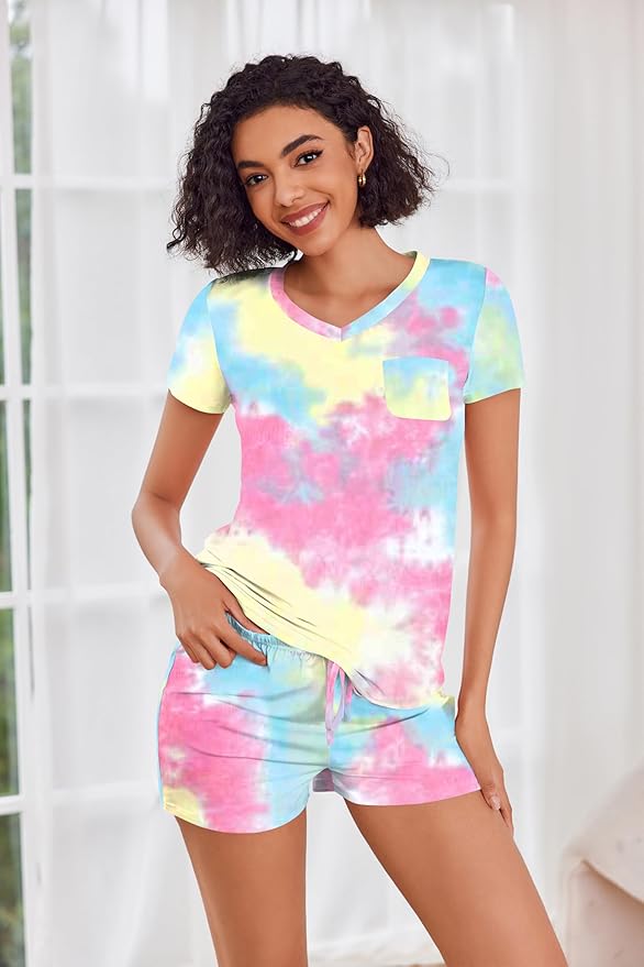 Women's Pajama Set - Short Sleeve - 2 Piece
