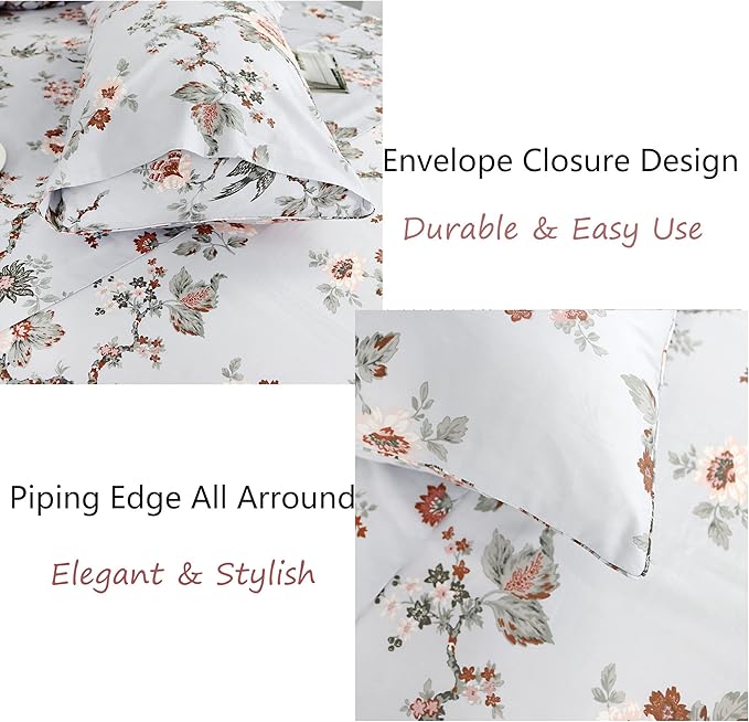 100% Cotton Bed Sheet Set - King - 4 Piece