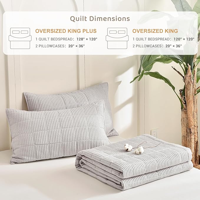 Quilt Set - King - 3 Piece