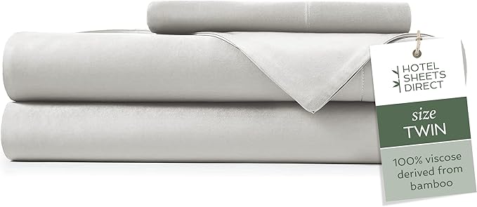 Bamboo Cooling Bed Sheet Set - Twin - 3 Piece