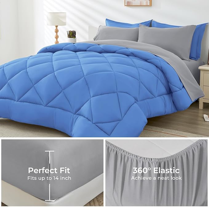 Comforter Set - King - 7 Piece