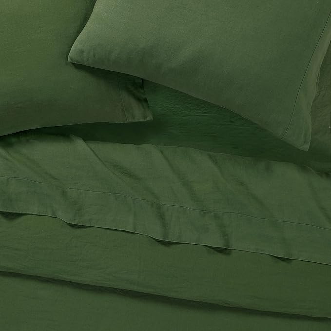 Linen Cooling Bed Sheet Set - Queen