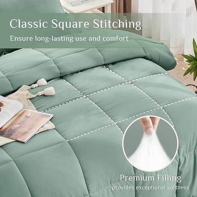 Down Alternative Comforter Set - Full - 7 Piece
