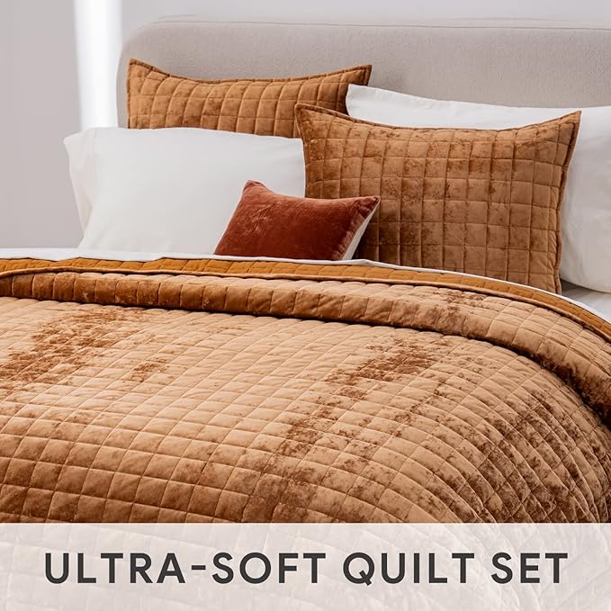 Velvet Quilt Set - King