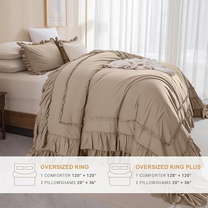 Microfiber Comforter Set - King - 3 Piece