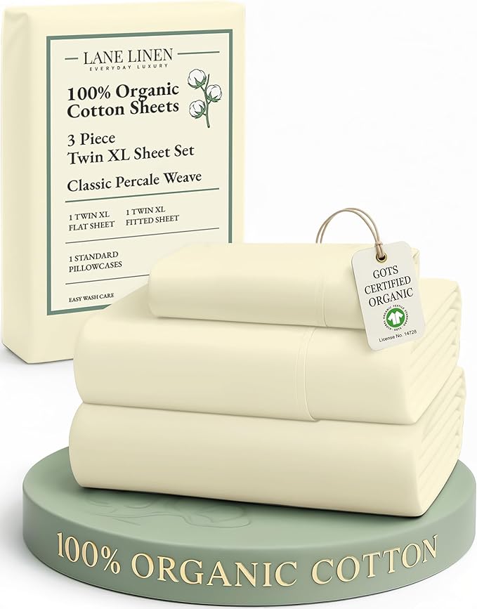 Linen Bed Sheet Set - Twin XL - 3 Piece