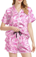 Women's Pajama Set - Short Sleeve - 2 Piece