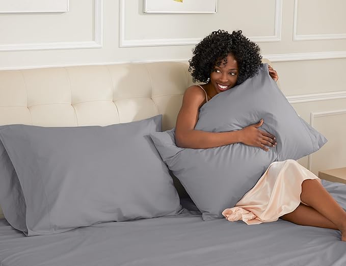 100% Cotton Pillowcase Set - Queen - 20 x 30 in - 2 Piece