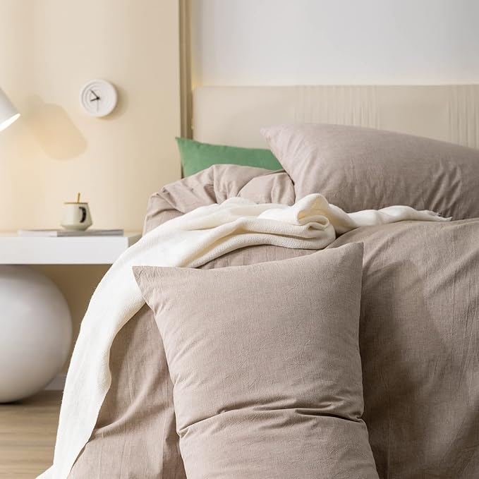 Linen Duvet Cover Set - Queen - 2 Piece