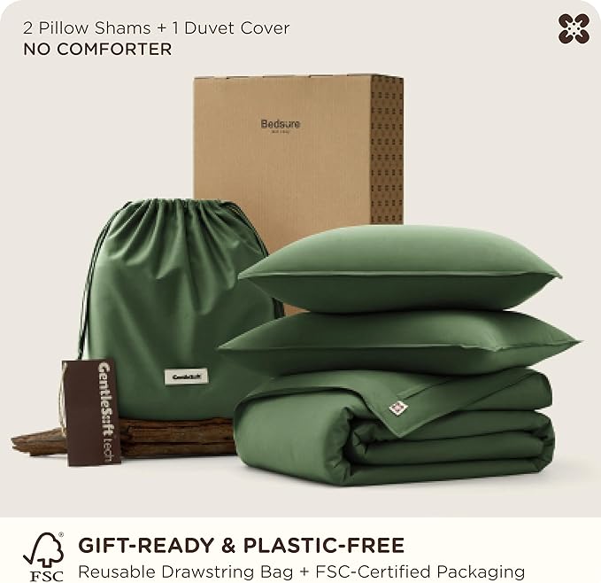 Bamboo Cooling Duvet Cover Set - Queen