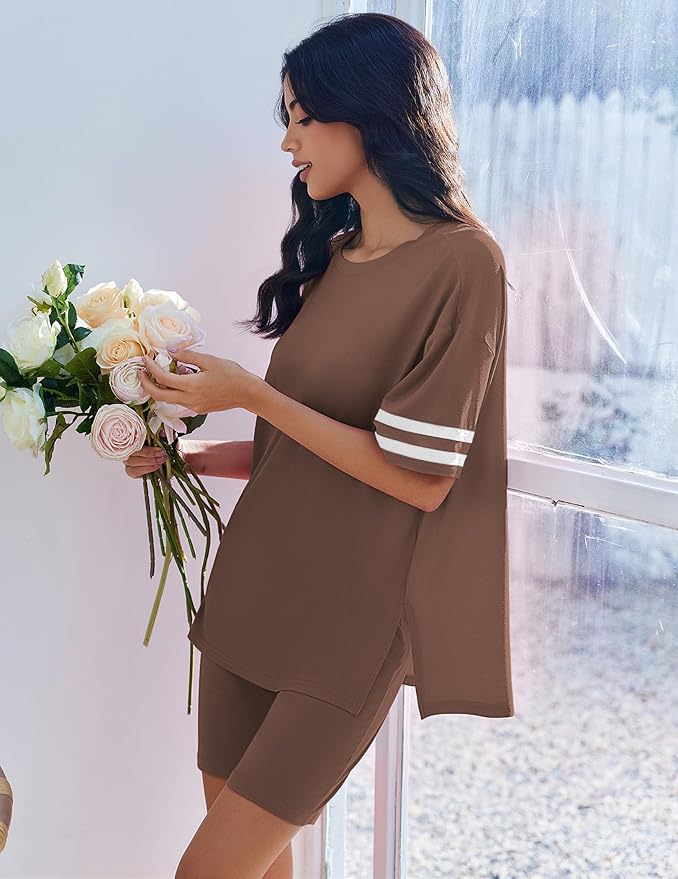 Shorts Pajama Set - Short Sleeve - 2 Piece