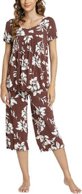 Bamboo Capri Pajama Set - Short Sleeve - 2 Piece
