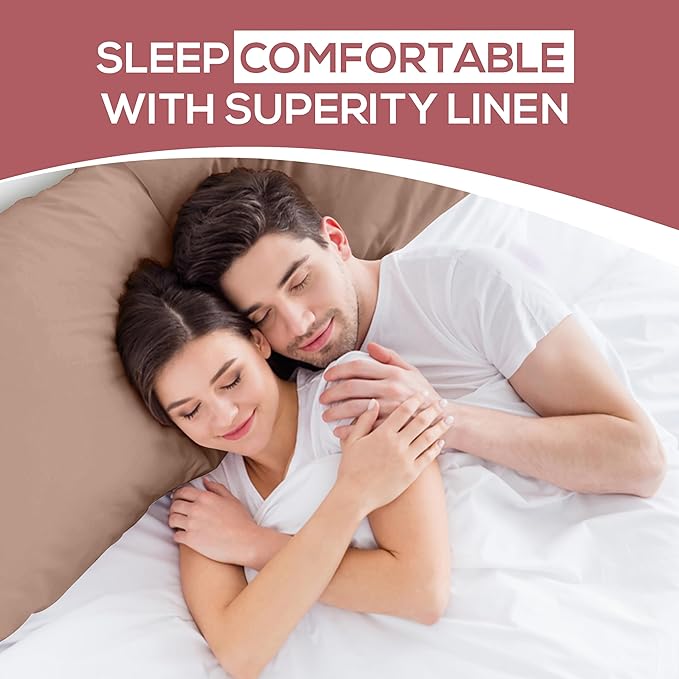Linen Pillowcase Set - Queen - 2 Pack - 2 Piece