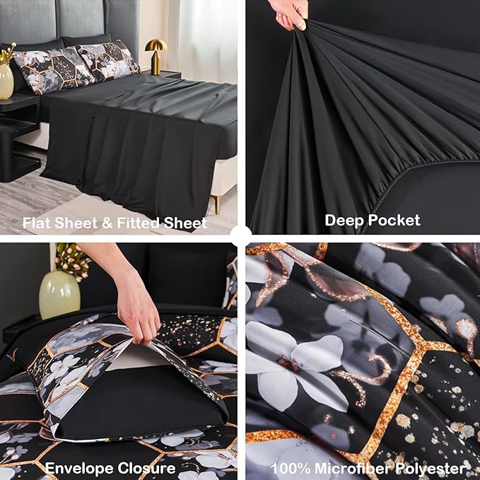Comforter Set - California King - 7 Piece