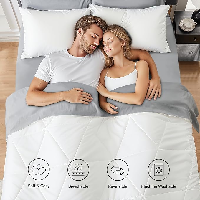 Microfiber Comforter Set - Queen - 7 Piece