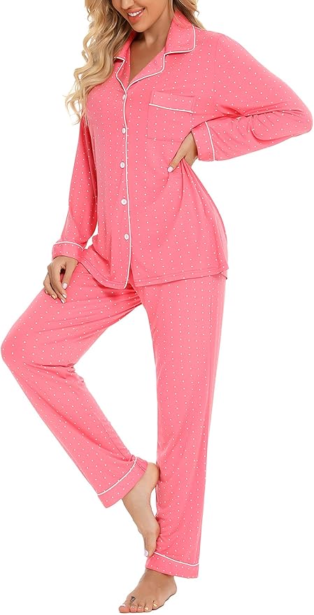 Women's Pants Pajama Set - Long Sleeve - 2 Piece