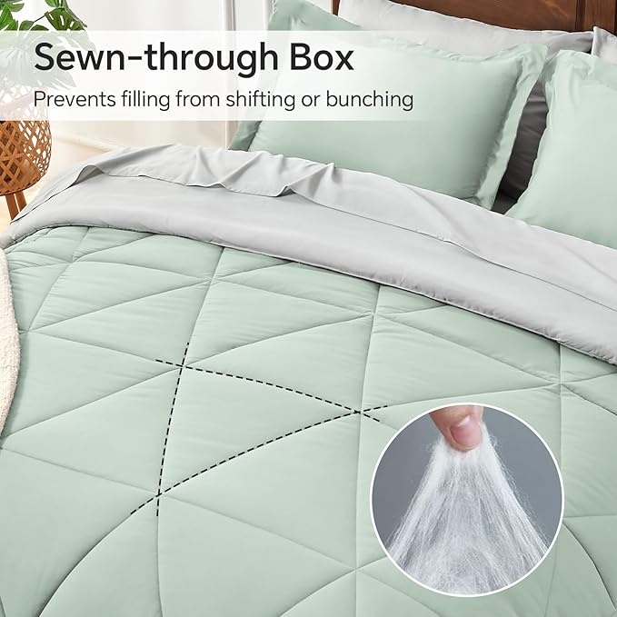 Microfiber Comforter Set - King - 7 Piece