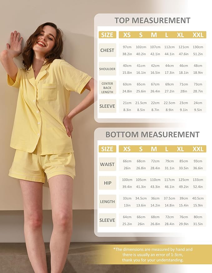 Women's 100% Cotton Pajama Set - 2 Piece
