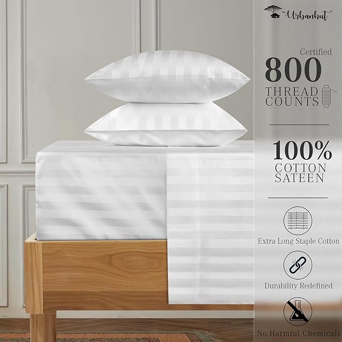 Bed Sheet Set - King - 16 in Deep Pocket - 4 Piece