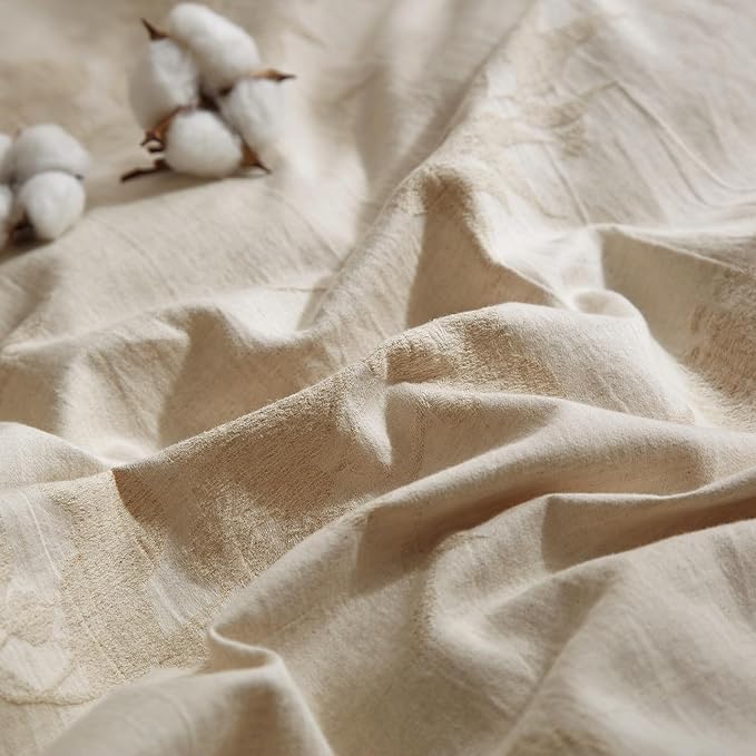 Linen Duvet Cover Set - Queen - 3 Piece