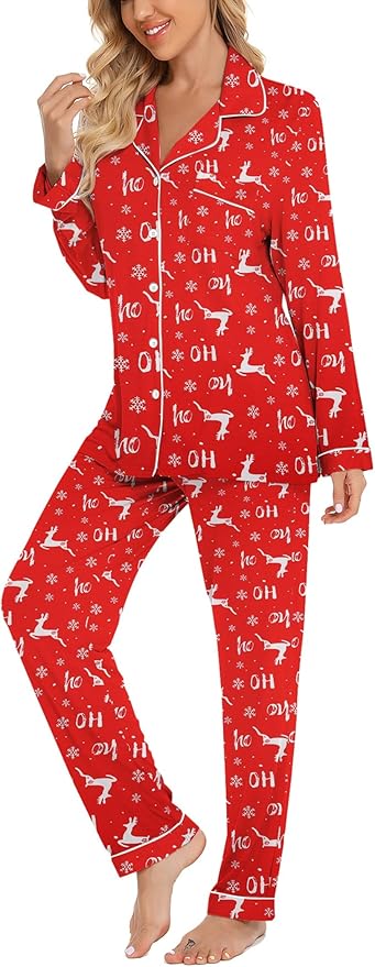 Women's Pants Pajama Set - Long Sleeve - 2 Piece