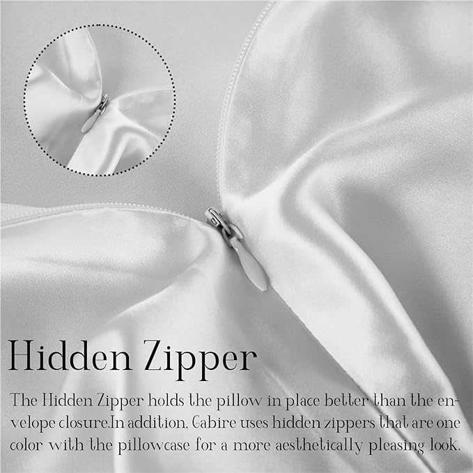 Mulberry Silk Pillowcase Set - Standard - 2 Pack - 2 Piece