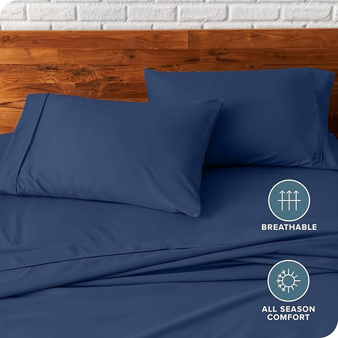Microfiber Cooling Pillowcase Set - Queen - 2 Pack - 2 Piece