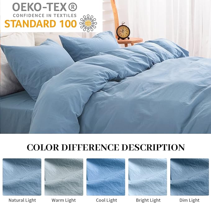 Linen Duvet Cover Set - 3 Piece