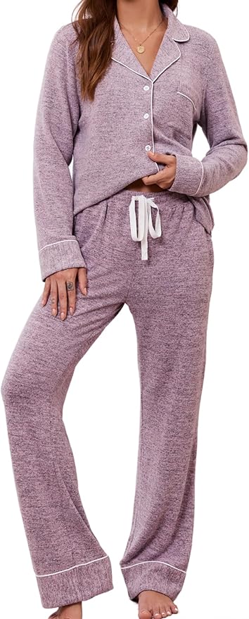Women's Pants Pajama Set - Long Sleeve - 2 Piece