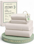 Linen Bed Sheet Set - Full - 4 Piece