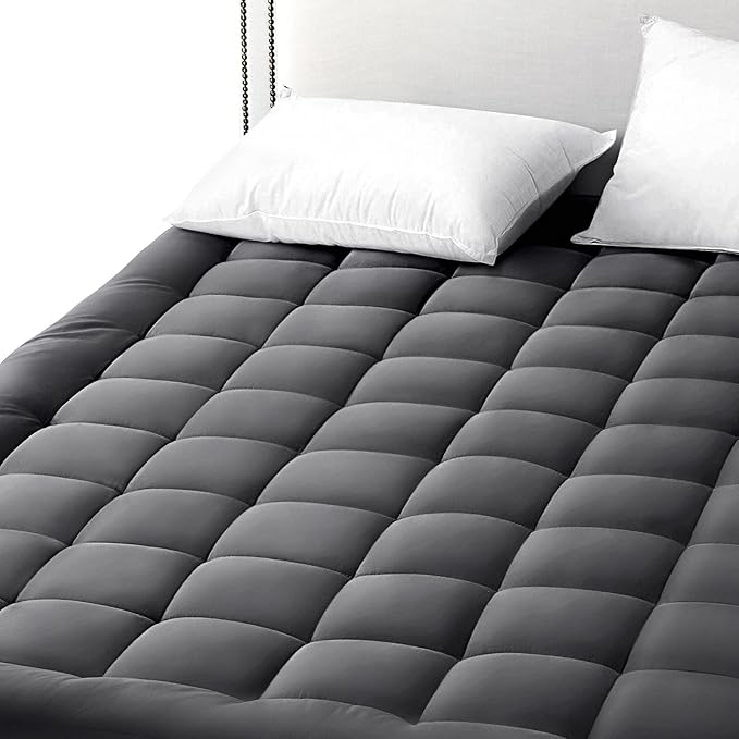 Cooling Mattress Pad - King - 78 x 80 in - 21 in Deep Pocket