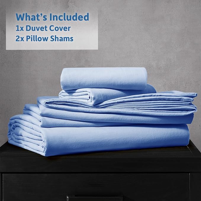 Duvet Cover Set - Queen - 90 x 90 in - 3 Piece