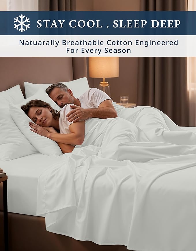 Linen Bed Sheet Set - King