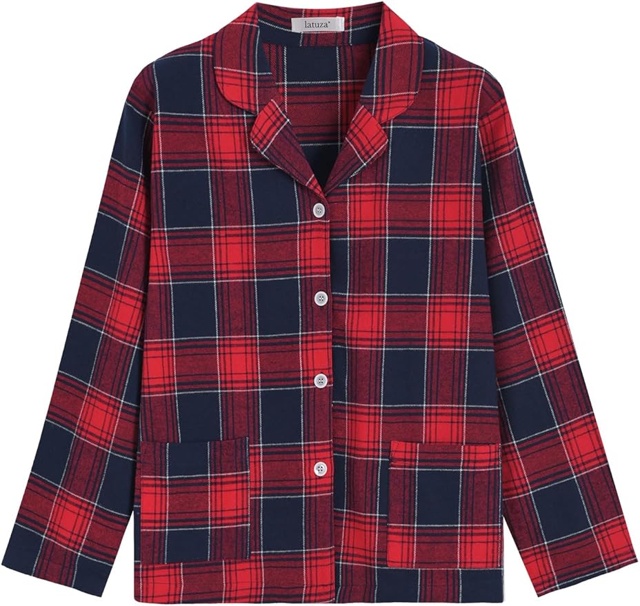 Women's Flannel Pajama Set - 2 Piece