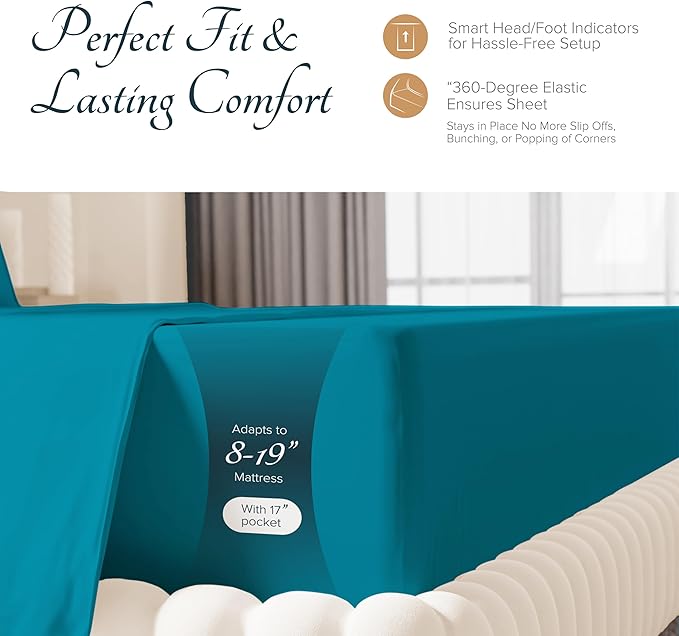 Linen Cooling Bed Sheet Set - California King - 4 Piece