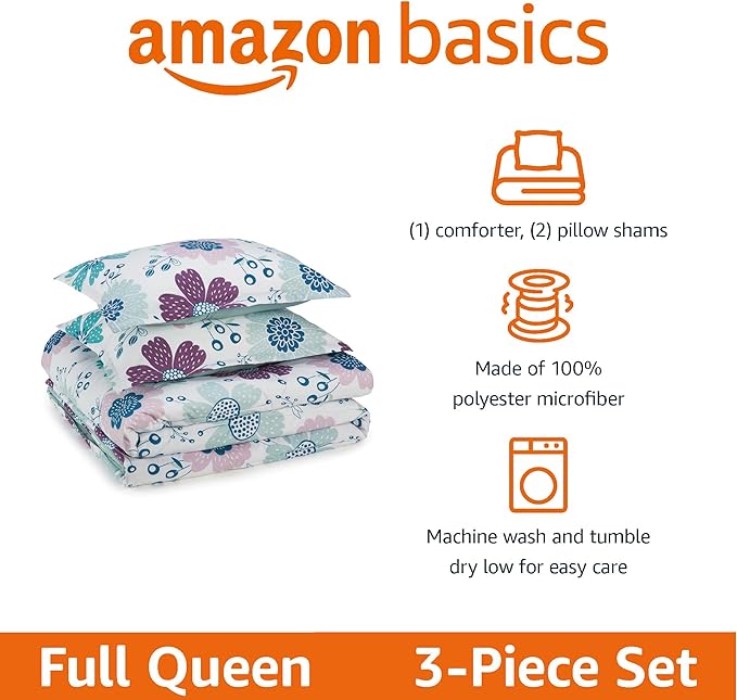 Microfiber Comforter Set - Queen - 3 Piece