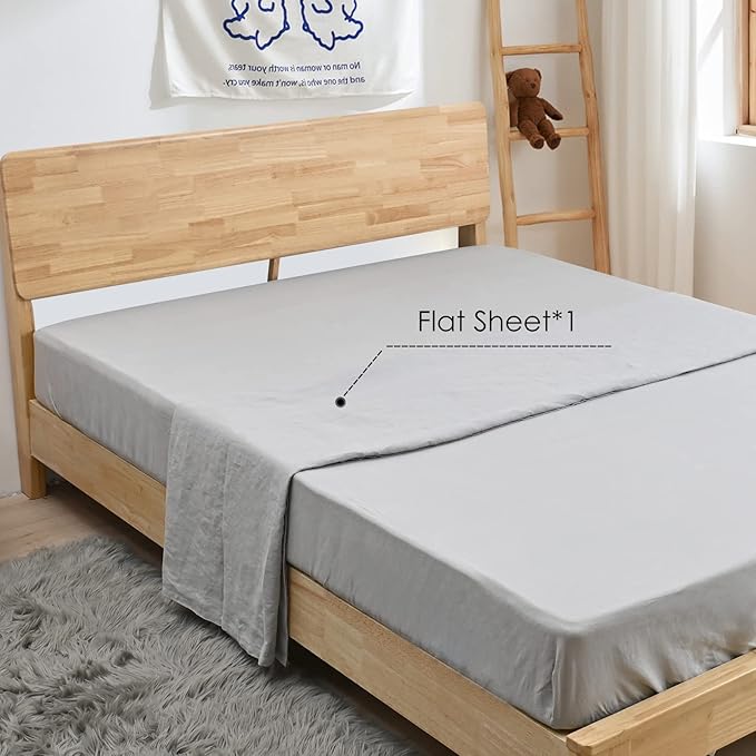 Linen Cooling Bed Sheet Set - King