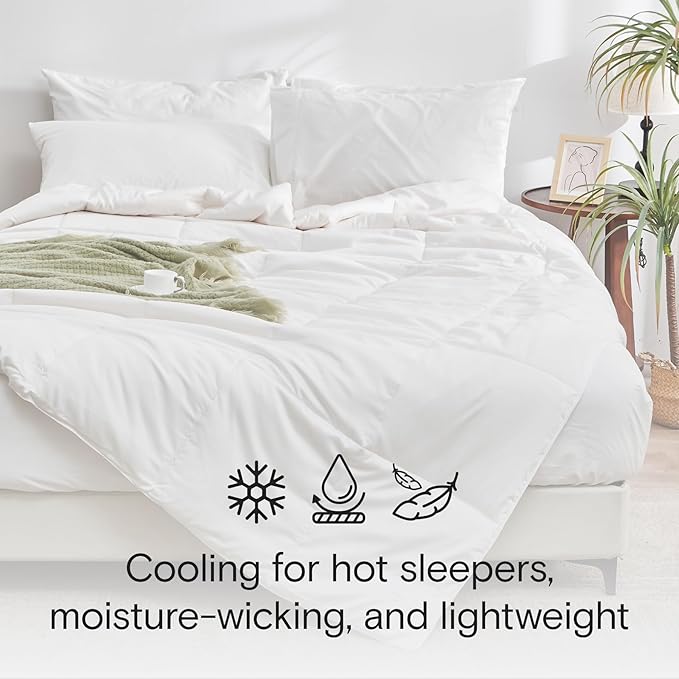 Bamboo Cooling Duvets Down Comforter - Queen