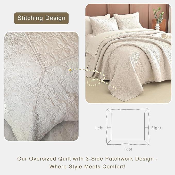 Bedding Set - California King - 3 Piece