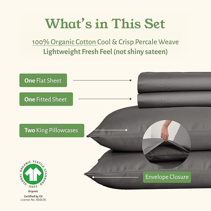 Bed Sheet Set - California King - 4 Piece