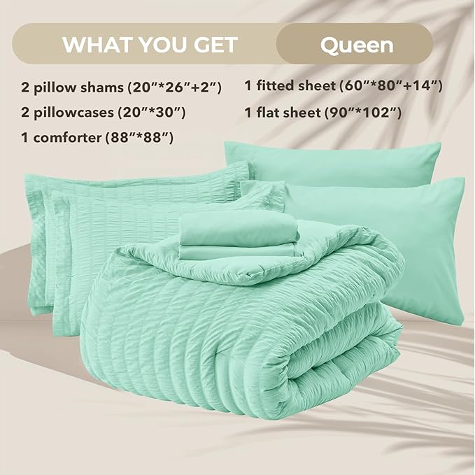 Comforter Set - Queen - 7 Piece