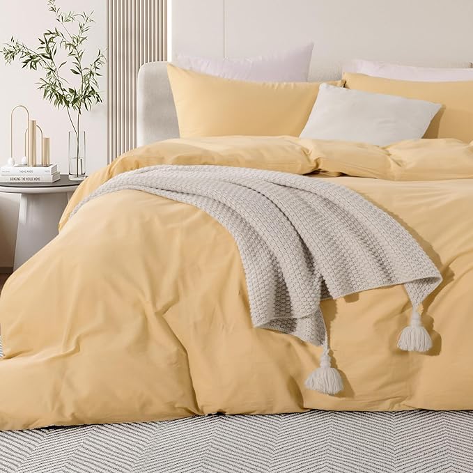 Linen Duvet Cover Set - 3 Piece