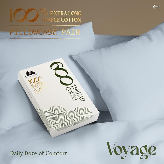 Linen Pillowcase Set - Queen - 2 Piece