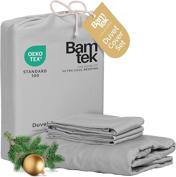 Bamboo Cooling Duvet Cover Set - Queen - 3 Piece