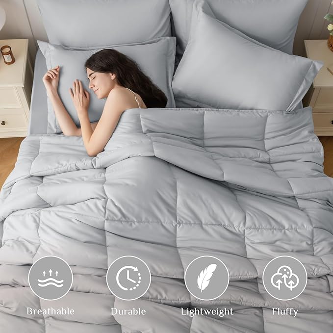 Down Alternative Comforter Set - Queen - 7 Piece