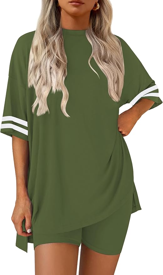 Shorts Pajama Set - Short Sleeve - 2 Piece