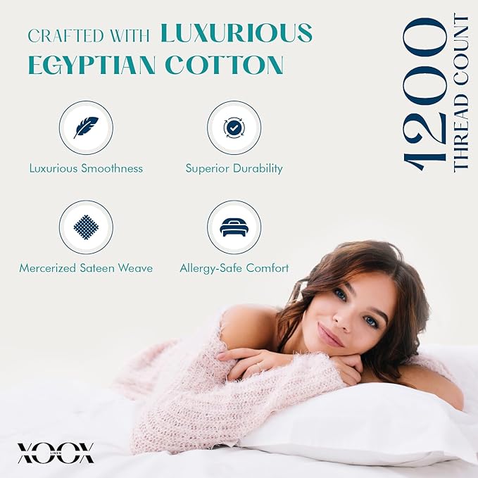 Linen Cooling Pillowcase Set - King - 4 Piece