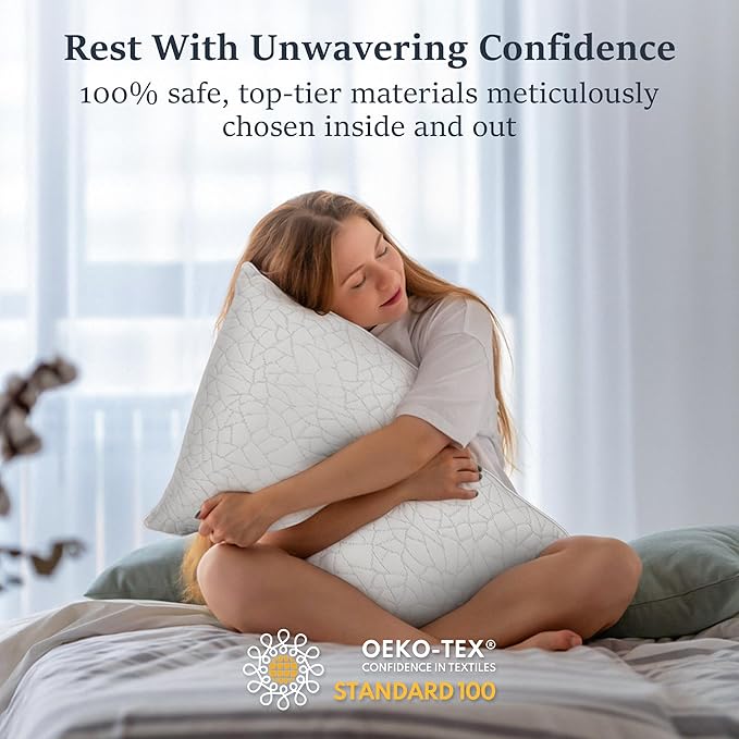 Microfiber Cooling Bed Pillow - Standard - 2 Piece