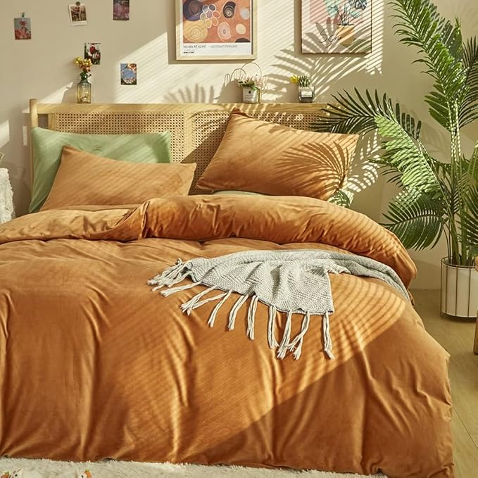 Velvet Comforter Set - Queen - 3 Piece