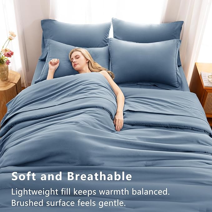 Down Alternative Comforter Set - King - 7 Piece
